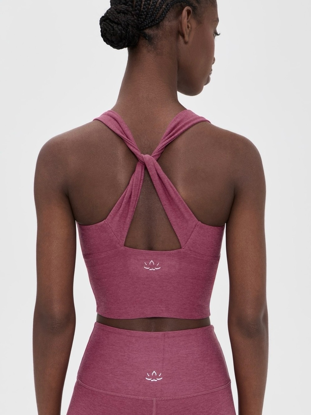 Beyond Yoga Twist Through Cropped Tank Top size M - Picture 2 of 7